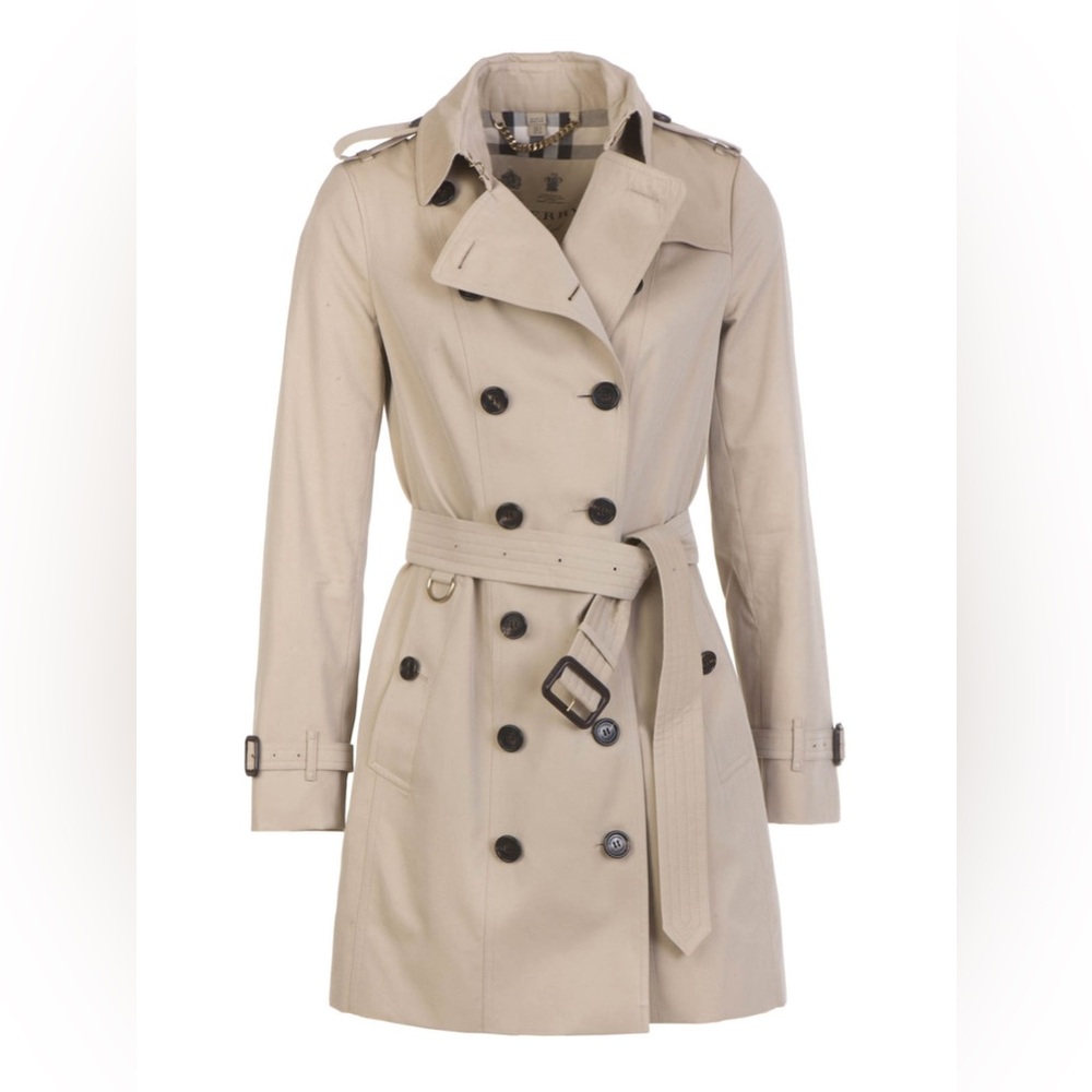 Burberry Tan Trench Coat